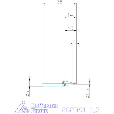 Garant VHM maró MTC 1,5 mm