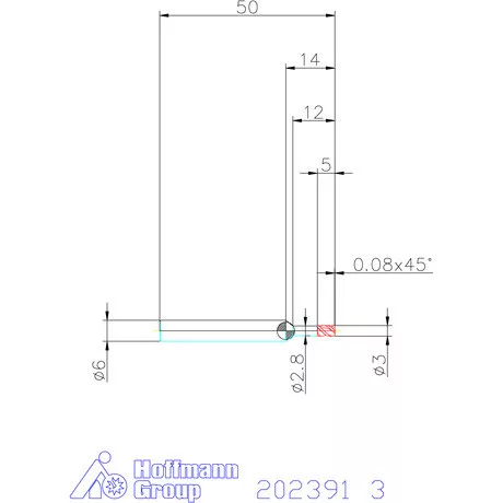 Garant VHM maró MTC 3 mm