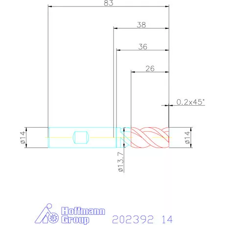 Garant VHM maró MTC 14 mm