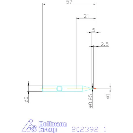 Garant VHM maró MTC 1 mm