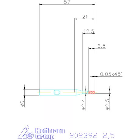 Garant VHM maró MTC 2,5 mm