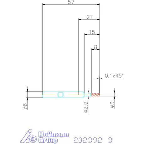 Garant VHM maró MTC 3 mm