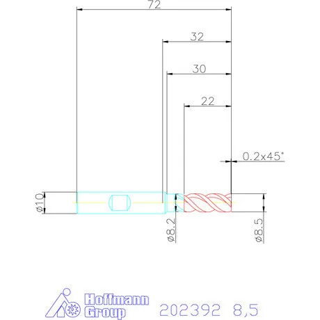 Garant VHM maró MTC 8,5 mm