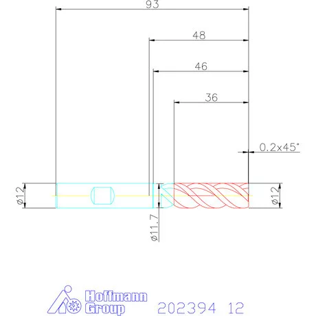 Garant VHM maró MTC 12 mm