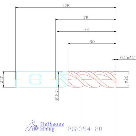 Garant VHM maró MTC 20 mm