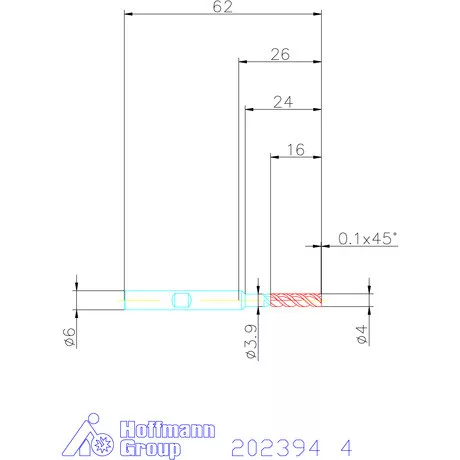 Garant VHM maró MTC 4 mm