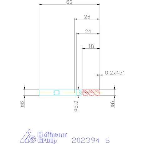 Garant VHM maró MTC 6 mm