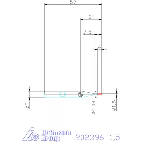 Garant VHM maró MTC 1,5 mm