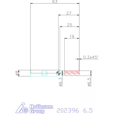 Garant VHM maró MTC 6,5 mm