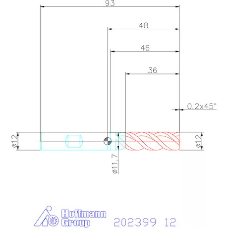 Garant VHM maró MTC 12 mm