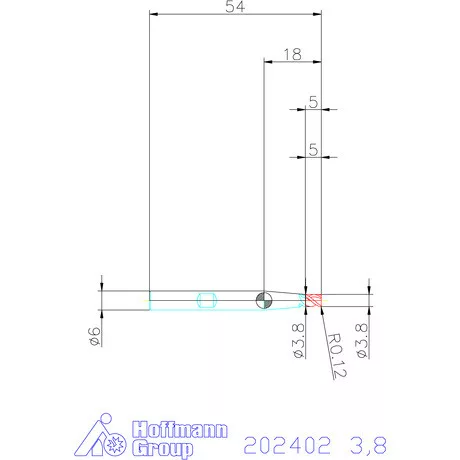 Garant Garant Master Steel PickPocket VHM nagyoló maró HPC 3,8 mm