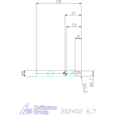 Garant Garant Master Steel PickPocket VHM nagyoló maró HPC 6,7 mm