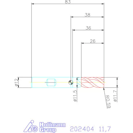 Garant Garant Master Steel PickPocket VHM nagyoló maró HPC 11,7 mm