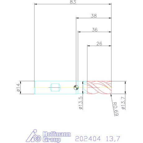 Garant Garant Master Steel PickPocket VHM nagyoló maró HPC 13,7 mm