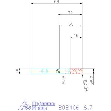 Garant Garant Master Steel PickPocket VHM nagyoló maró HPC 6,7 mm