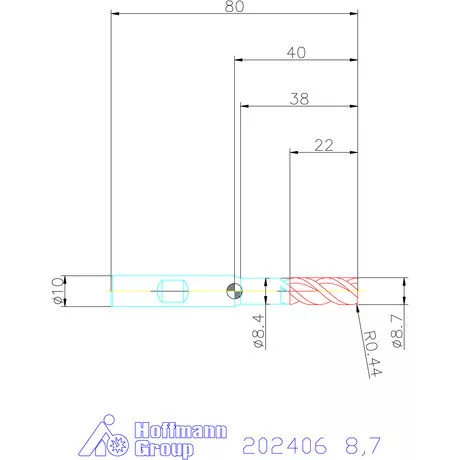 Garant Garant Master Steel PickPocket VHM nagyoló maró HPC 8,7 mm