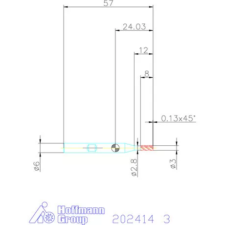 Holex Holex Pro Steel VHM nagyoló maró HPC 3 mm