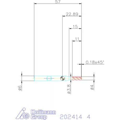 Holex Holex Pro Steel VHM nagyoló maró HPC 4 mm