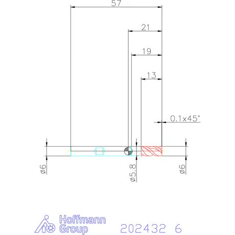Holex Pro UNI VHM maró HPC 6 mm