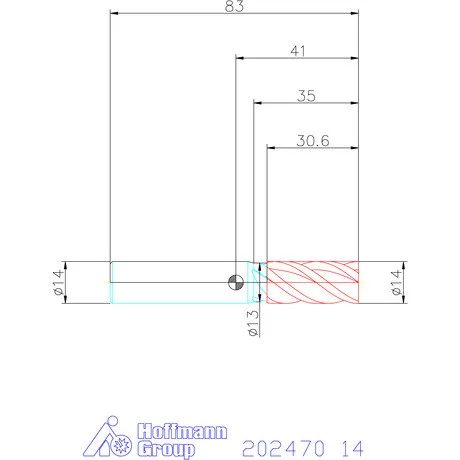 Garant Garant Master Alu VHM maró HPC 14 mm