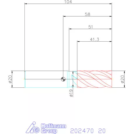 Garant Garant Master Alu VHM maró HPC 20 mm