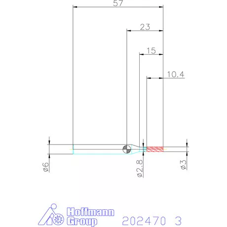 Garant Garant Master Alu VHM maró HPC 3 mm