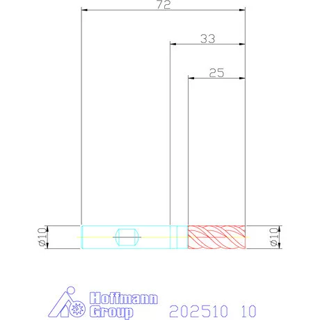 Garant VHM maró DIN 6535 HB 10 mm