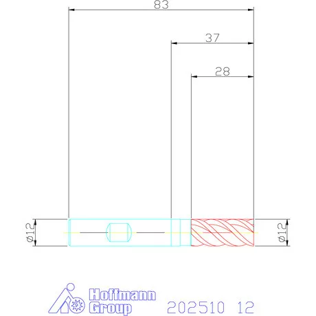 Garant VHM maró DIN 6535 HB 12 mm