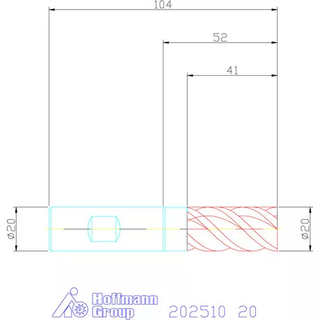 Garant VHM maró DIN 6535 HB 20 mm
