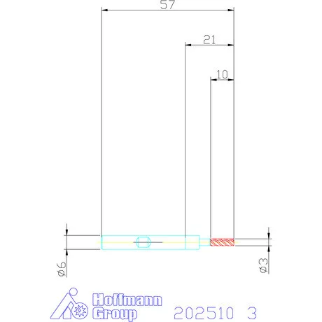 Garant VHM maró DIN 6535 HB 3 mm