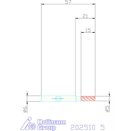 Garant VHM maró DIN 6535 HB 5 mm
