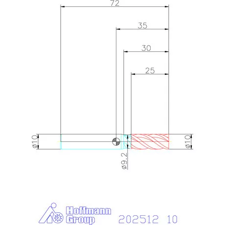 Garant Garant Master Alu VHM maró HPC 10 mm