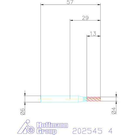Holex VHM maró 4 mm