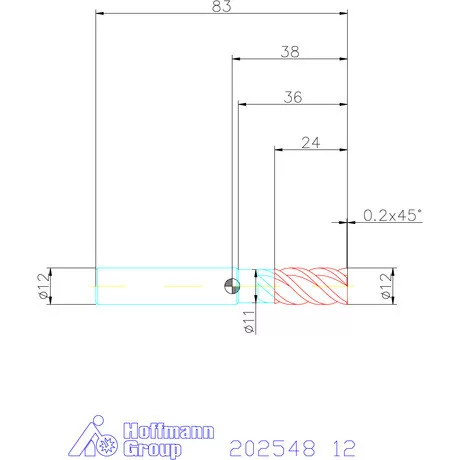 Garant VHM maró HPC 12 mm