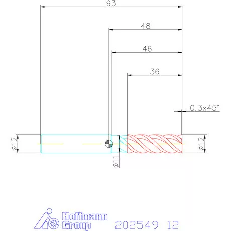 Garant VHM maró HPC 12 mm