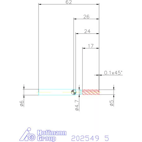 Garant VHM maró HPC 5 mm