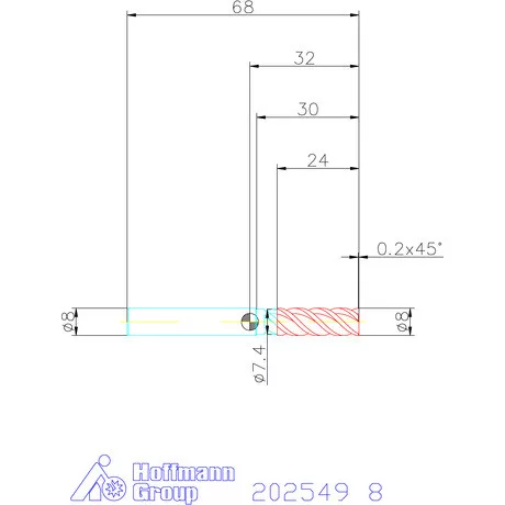 Garant VHM maró HPC 8 mm