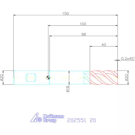 Garant VHM maró HPC 20 mm