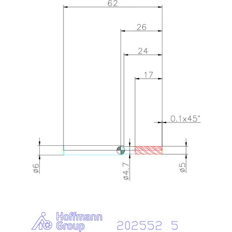 Garant VHM maró HPC 5 mm