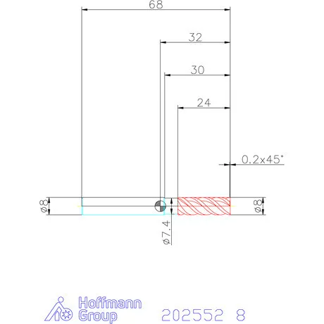 Garant VHM maró HPC 8 mm