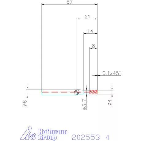 Garant VHM maró belső hűtéssel HPC 4 mm