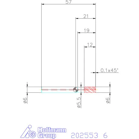 Garant VHM maró belső hűtéssel HPC 6 mm