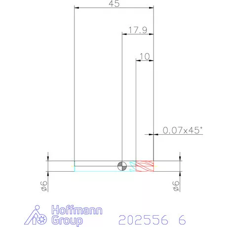 Garant VHM maró 6 mm