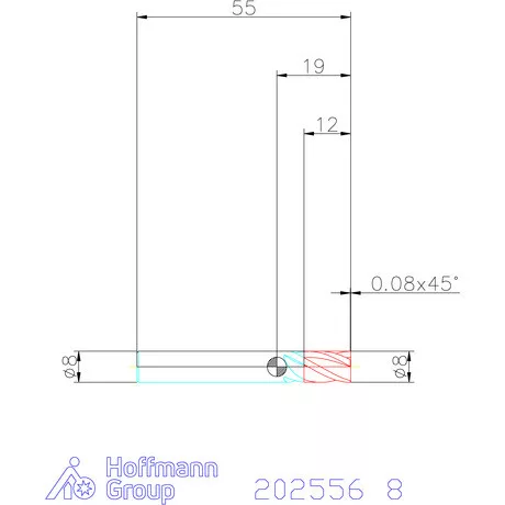 Garant VHM maró 8 mm