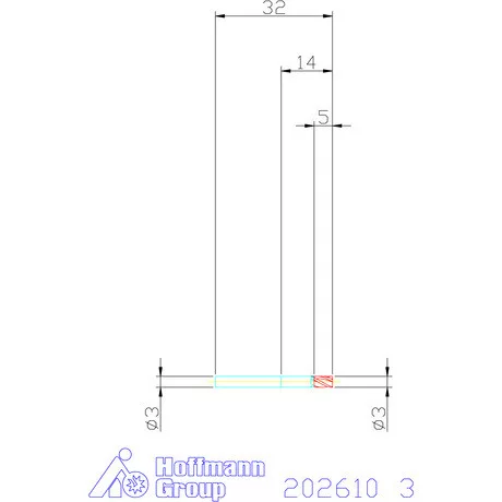 Holex VHM maró 3 mm