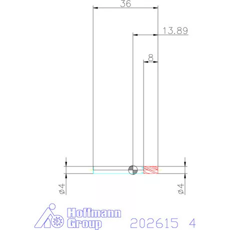 Holex VHM maró 4 mm