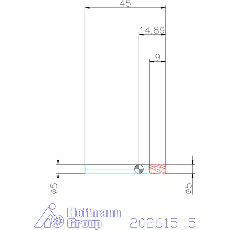 Holex VHM maró 5 mm