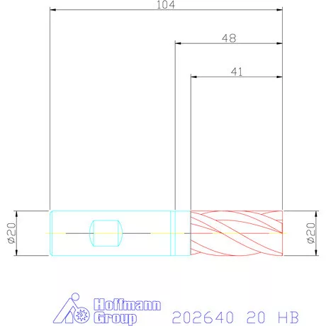 Garant VHM maró 20 mm