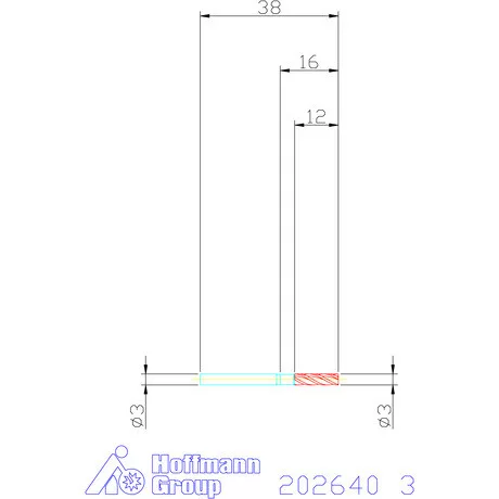Garant VHM maró 3 mm