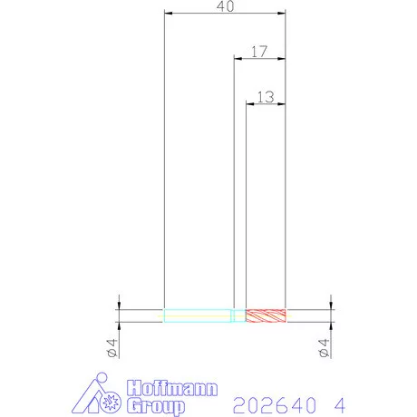 Garant VHM maró 4 mm
